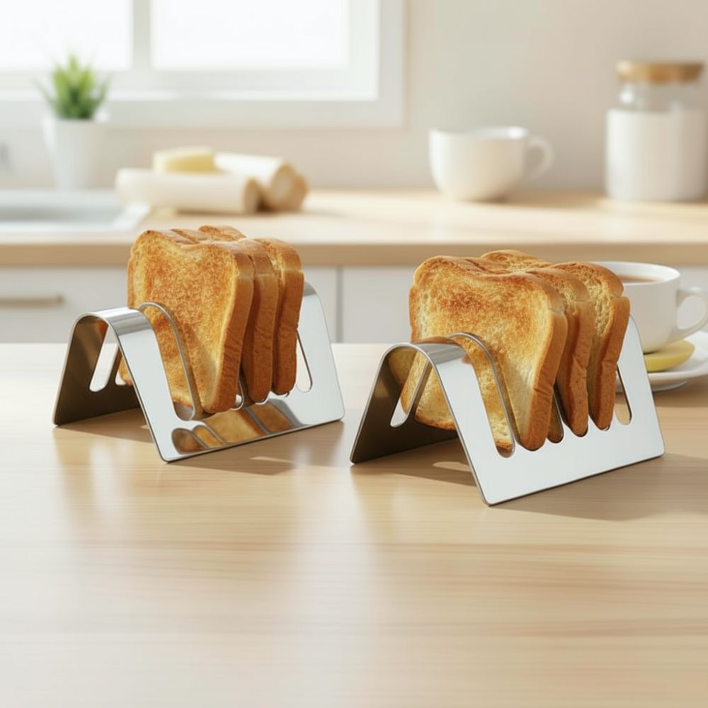 Kitchen Baking Rack - Dayanıklı Paslanmaz Çelik Ekmek Rafı, Tost