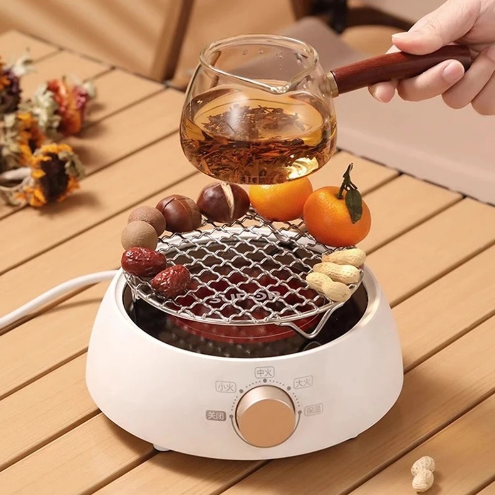 Kitchen Baking Rack - Yuvarlak Air Fryer Rafı İstiflenebilir Paslanmaz